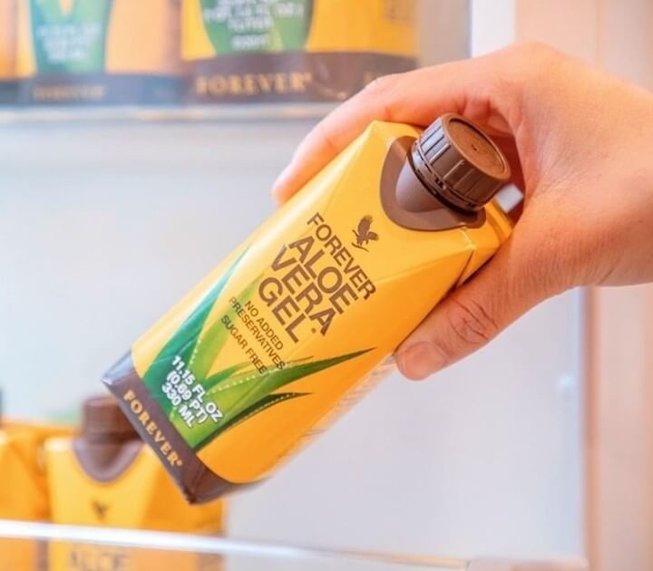 نوشیدنی آلوئه ورا فوراور در بسته بندی جدید